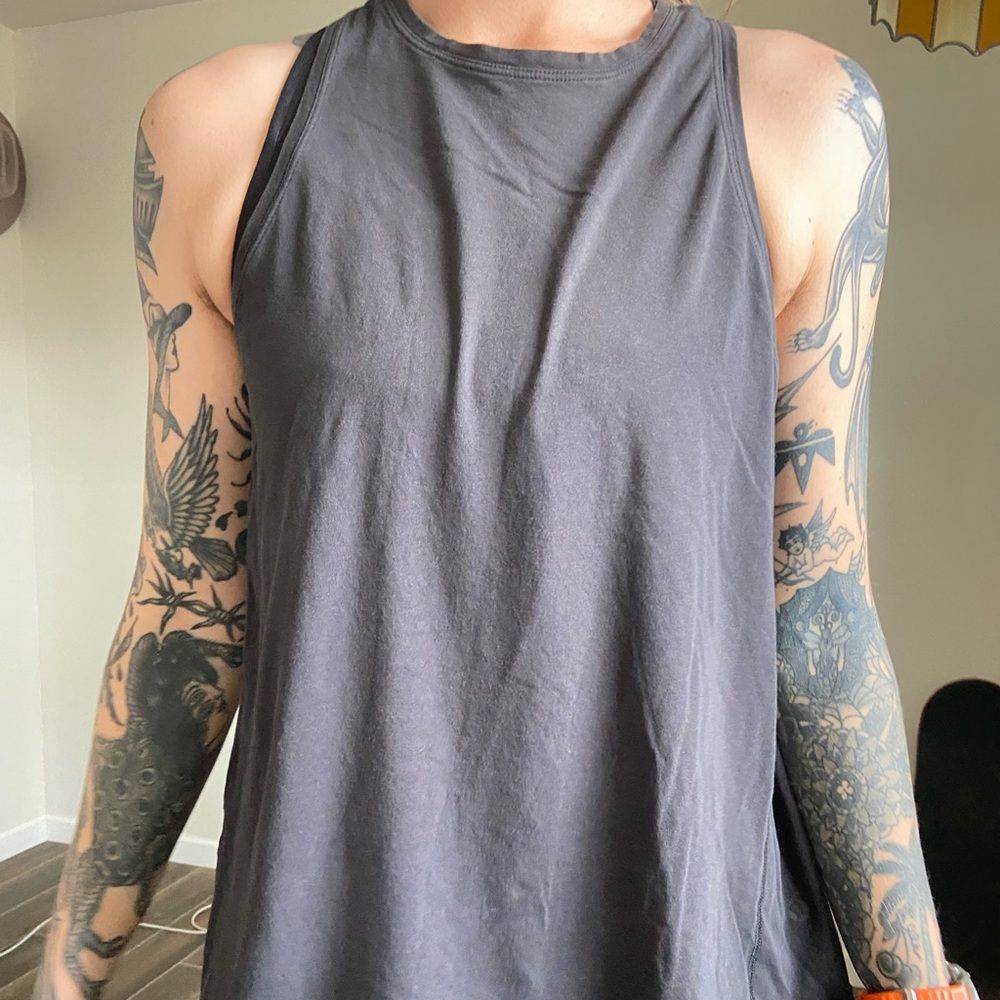 Lululemon open back cotton tank top
